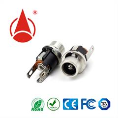 DC-025,DC母座，DC音叉插頭，插板母座，充電頭，DC plug,連接器，適配器插頭，端子，防水母座，DC插頭廠家