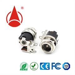 DC-025MT,DC母座，DC音叉插頭，插板母座，充電頭，DC plug,連接器，適配器插頭，端子，防水母座，DC插頭廠家